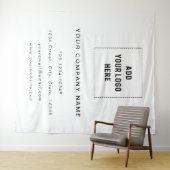 ビジネスロゴの背景布, 貿易ショーの背景布 タペストリー (インサイチュ(横))