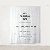 ビジネスロゴの背景布, 貿易ショーの背景布 タペストリー (正面)