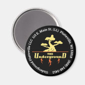 ビジネスロゴの背景 マグネット (正面/裏面)