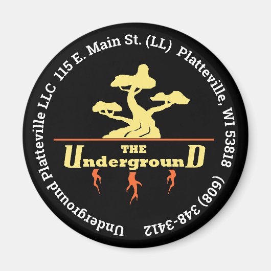 ビジネスロゴの背景 マグネット (正面)