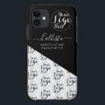 ビジネスロゴの色ブロックパターン名のタイトルの大文字と小文字 –  iPhone 11 ケース<br><div class="desc">このモダンとシンプル爪、 ネイルのビジネスケースは、ヘアスタイリスト、メイクアップアーティスト、エステティシャン、エステティシャン、パン屋、調理師、その他の多くの職業に最適である。黒い斜めの可愛いカラーブロックの上に、白い背景でロゴのパターンを背景に、あなたの名前とタイトルを付け、上部にあなたのロゴのための場所を特徴とする。ロゴを上に置き換え、下に置き換えれば、あなたのビジネスにカスタムは可愛い方法が広告ある。かわいエレガントい、かわいスタイリッシュい。***重要なデザイン注：一致する製品要求、色変更、配置変更、その他の変更要求などのカスタムデザイン要求についてクリックは、「メッセージ」ボタンをクリックするか、設計者に直接lafemme.art@gmail.com宛てに電子メールを送信してください。あなたは彼女に完全なデザインと新しい要求をカスタム電子メールで送ることができる。</div>