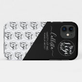 ビジネスロゴの色ブロックパターン名のタイトルの大文字と小文字 – Case-Mate iPhoneケース (裏面(横))