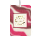 ビジネスロゴの追加クールクリスマスのプロモーションギフト カーエアーフレッシュナー (裏面)