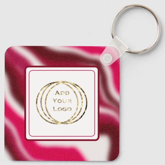 ビジネスロゴの追加クールクリスマスのプロモーションギフト キーホルダー (裏面)