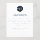 ビジネスロゴの追加シンプル方法 チラシ (裏面)