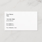 ビジネスロゴの追加ブランディング 名刺 (裏面)