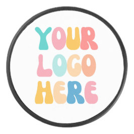 ビジネスロゴの追加モダンミニマルシンプル アイスホッケーパック