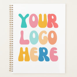 ビジネスロゴの追加モダンミニマルシンプル プランナー手帳