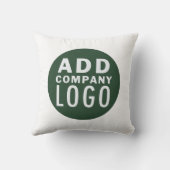 ビジネスロゴの追加企業のカスタム クッション (裏面)