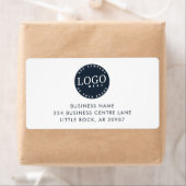 ビジネスロゴの追加差出人住所出荷 ラベル (インサイチュ)