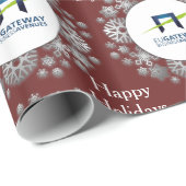 ビジネスロゴの追加 – 祝日 ラッピングペーパー (ロールコーナー)