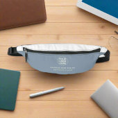 ビジネスロゴの追加l埃っぽい青いプロモーション ファニーパック