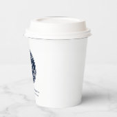 ビジネスロゴの追加Webサイト会社のイベント 紙コップ (左)