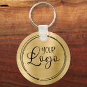 ビジネスロゴはこちら キーホルダー (正面)