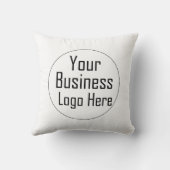 ビジネスロゴはこちら クッション (裏面)
