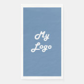 ビジネスロゴほこりっぽい青 (正面)