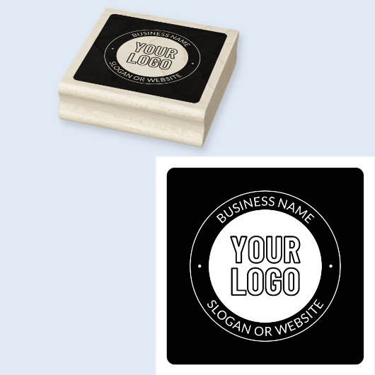 ビジネスロゴまたはデザインおよび編集可能な文字テンプレート ラバースタンプ