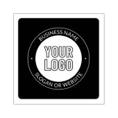 ビジネスロゴまたはデザインおよび編集可能な文字テンプレート ラバースタンプ (インプリント)