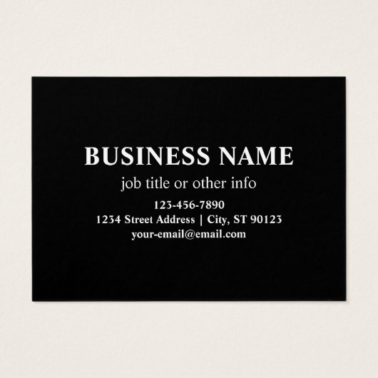 ビジネスロゴまたはデザインと編集可能文字 (裏面)