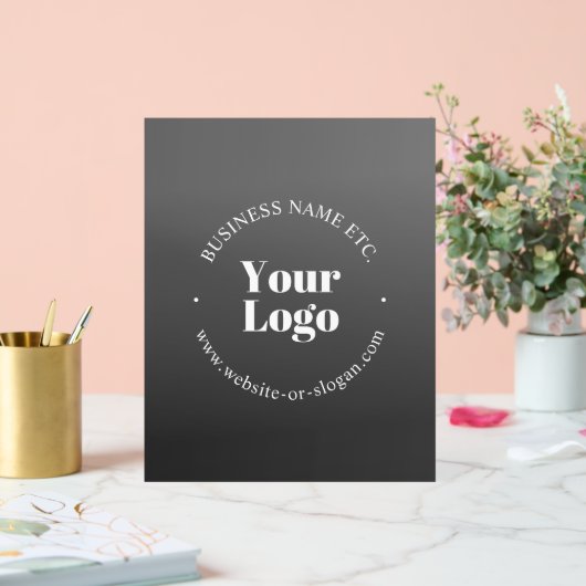 ビジネスロゴまたはデザインと編集可能文字 アクリルサイン (ウェディング)