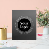 ビジネスロゴまたはデザインと編集可能文字 アクリルサイン (ウェディング)