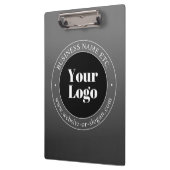 ビジネスロゴまたはデザインと編集可能文字 クリップボード (左)