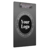 ビジネスロゴまたはデザインと編集可能文字 クリップボード (右)