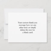 ビジネスロゴまたはデザインと編集可能文字 サンキューカード (裏面)