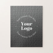 ビジネスロゴまたはデザインと編集可能文字 ジグソーパズル (縦)