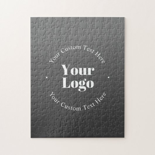ビジネスロゴまたはデザインと編集可能文字 ジグソーパズル (縦)