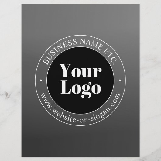 ビジネスロゴまたはデザインと編集可能文字 チラシ (正面)