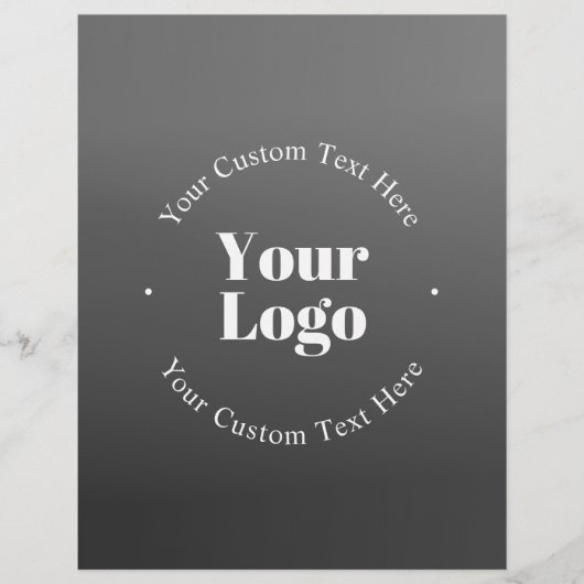 ビジネスロゴまたはデザインと編集可能文字 チラシ (正面)