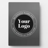ビジネスロゴまたはデザインと編集可能文字 フォトプラーク (正面)