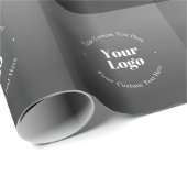 ビジネスロゴまたはデザインと編集可能文字 ラッピングペーパー (ロールコーナー)