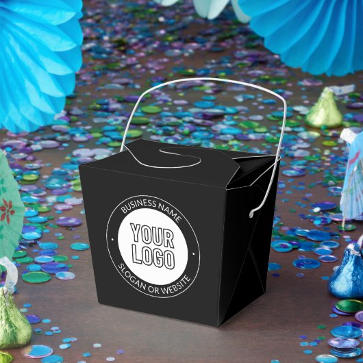 ビジネスロゴまたはデザイン＆編集可能なテキストテンプレート フェイバーボックス (パーティー)