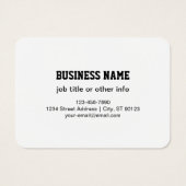 ビジネスロゴまたはデザイン | 編集可能はっきりした文字 (裏面)