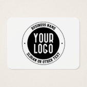 ビジネスロゴまたはデザイン | 編集可能はっきりした文字 (正面)