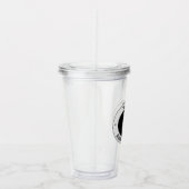 ビジネスロゴまたはデザイン | 編集可能はっきりした文字 アクリルタンブラー (右)