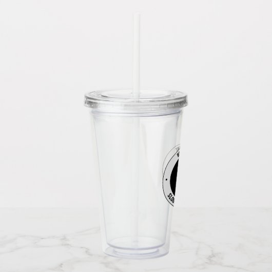 ビジネスロゴまたはデザイン | 編集可能はっきりした文字 アクリルタンブラー (右)