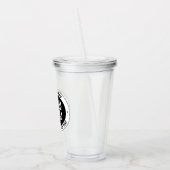 ビジネスロゴまたはデザイン | 編集可能はっきりした文字 アクリルタンブラー (左)