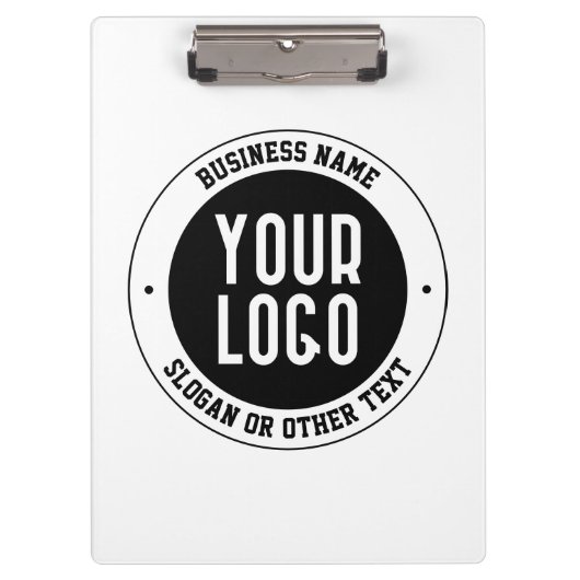 ビジネスロゴまたはデザイン | 編集可能はっきりした文字 クリップボード (正面)