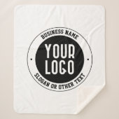 ビジネスロゴまたはデザイン | 編集可能はっきりした文字 シェルパブランケット (正面)