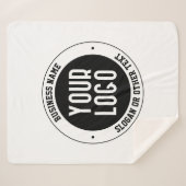 ビジネスロゴまたはデザイン | 編集可能はっきりした文字 シェルパブランケット (正面(横))