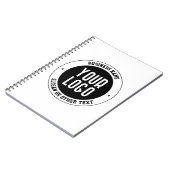 ビジネスロゴまたはデザイン | 編集可能はっきりした文字 ノートブック (左側)