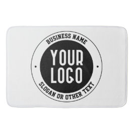ビジネスロゴまたはデザイン | 編集可能はっきりした文字 バスマット