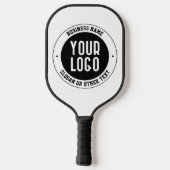 ビジネスロゴまたはデザイン | 編集可能はっきりした文字 ピックルボールラケット (裏面)