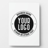 ビジネスロゴまたはデザイン | 編集可能はっきりした文字 フォトプラーク (正面)