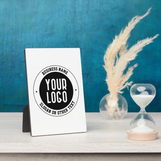 ビジネスロゴまたはデザイン | 編集可能はっきりした文字 フォトプラーク (側面)