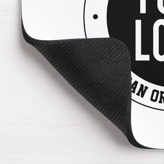 ビジネスロゴまたはデザイン | 編集可能はっきりした文字 マウスパッド (コーナー)