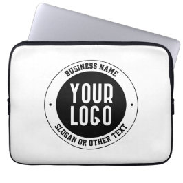ビジネスロゴまたはデザイン | 編集可能はっきりした文字 ラップトップスリーブ